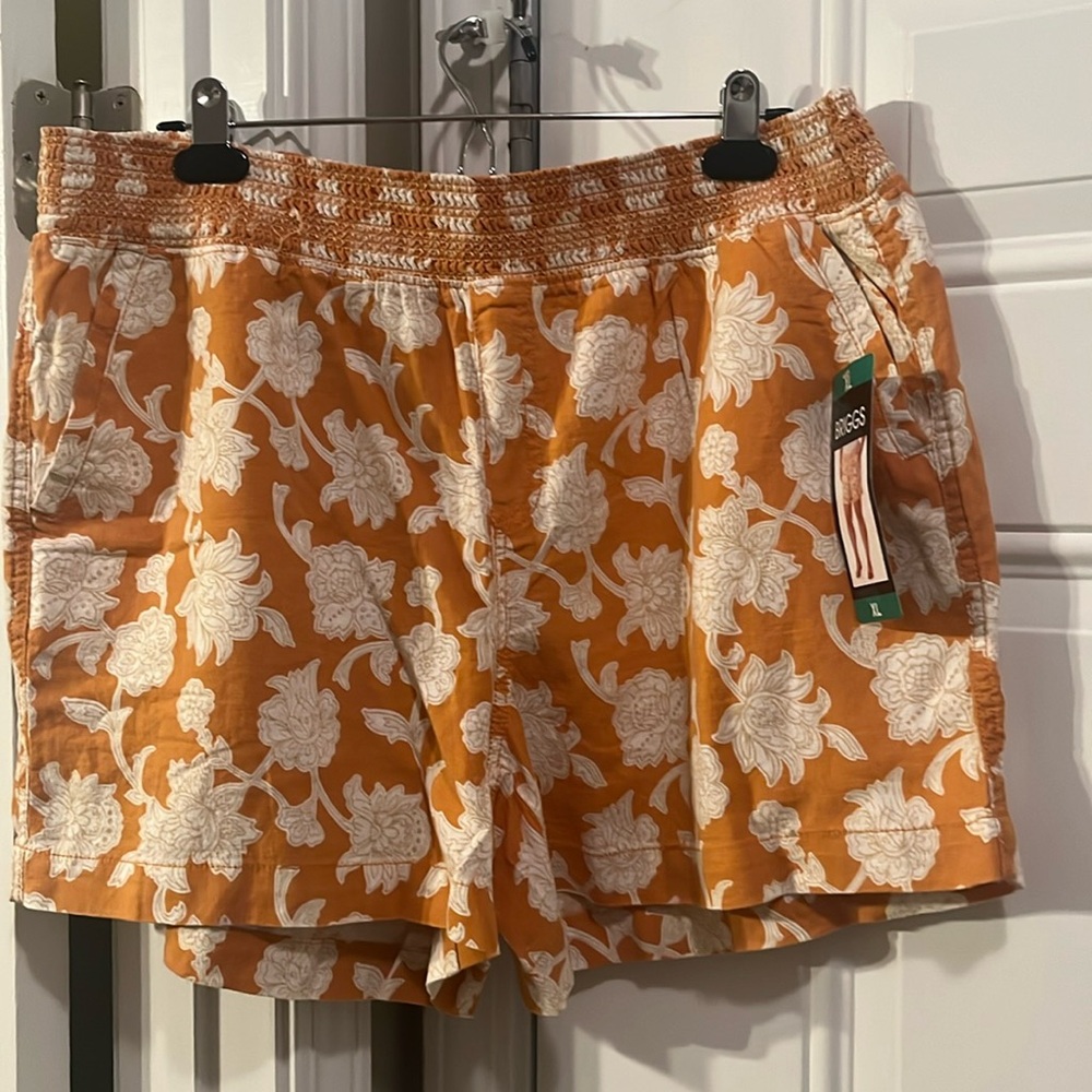 NWT. Briggs woman’s linen/rayon shorts.
XXL ONLY